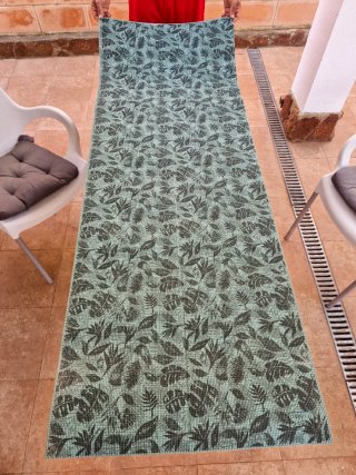 Esterilla de yoga con estampado tropical