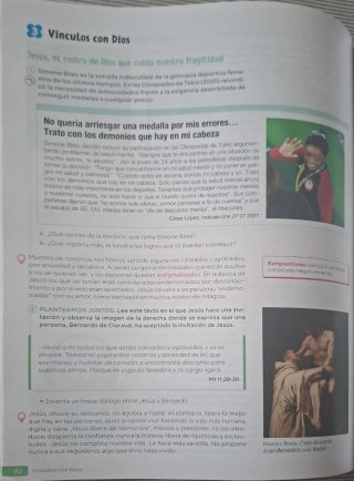Religión Católica, 3 Secundaria, Comunidad de M...