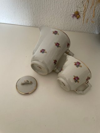 Cafetera y jarra Manufacturas Cerámicas