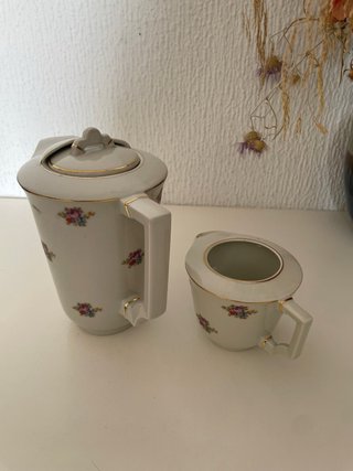 Cafetera y jarra Manufacturas Cerámicas