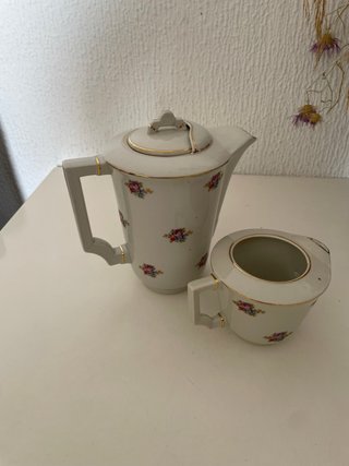 Cafetera y jarra Manufacturas Cerámicas
