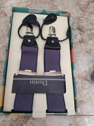 Tirantes Dustin Azul y Negro Talla Única