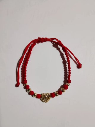 Pulsera Hilo Rojo Oro 18kl