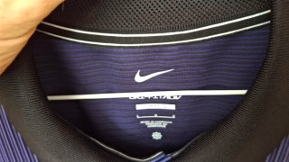 Polo Deportivo Nike Azul Talla L Slim Fit