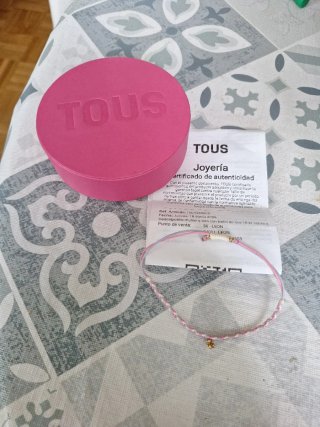 Pulsera Tous Oso Baño Oro 18kt