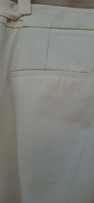 Pantalón de vestir blanco