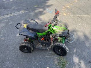 Mini Quad Todoterreno Negro y Verde