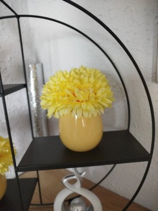 Estantería Decorativa Círculo con Adornos