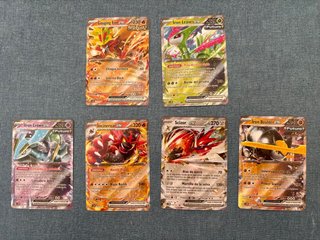 Lote 6 Cartas Pokémon EX - Fuerzas Temporales
