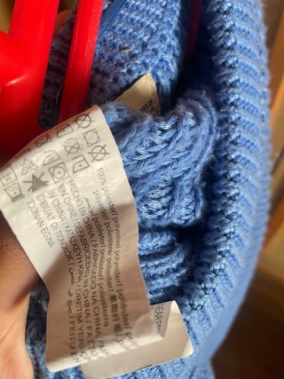 Jersey azul de punto
