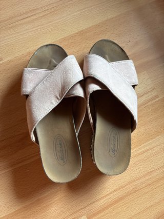 Sandalias plataforma rosa