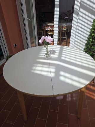 Mesa redonda extensible Ikea