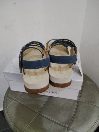 Sandali Cleiks Donna Blu/Beige N.38