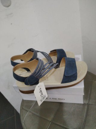 Sandali Cleiks Donna Blu/Beige N.38