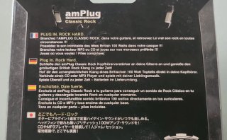 Vox amPlug Classic Rock Amplificador Guitarra