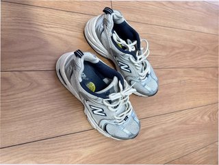 New Balance 530 Plata Blanco Marino Talla 42