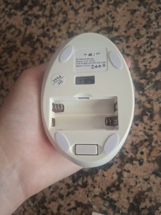 Rato Ergonómico Vertical Rosa Sem Fios