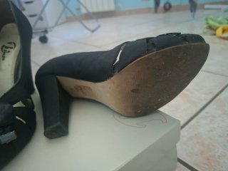 Scarpe eleganti tacco alto Bata nere