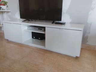Mueble TV Bajo Blanco Ikea