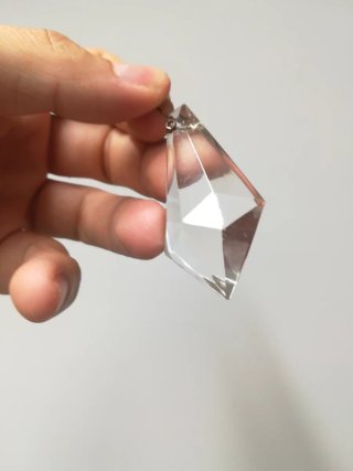 Prismas de cristal colgantes (4 unidades)
