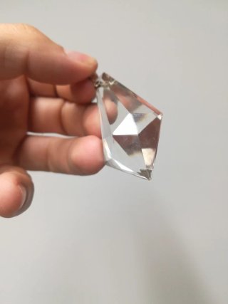 Prismas de cristal colgantes (4 unidades)