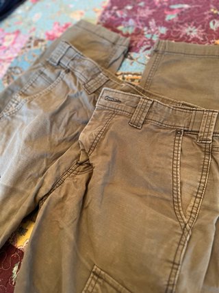 Pantalones cargo hombre verde