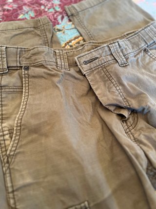 Pantalones cargo hombre verde