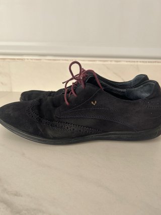 Zapatos Martinelli ante azul talla 44