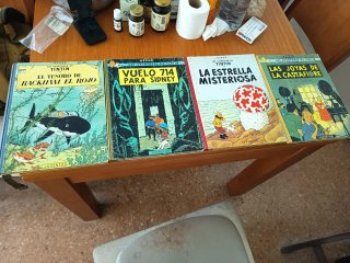 23 comics de TINTIN TAPA DURA Y BLANDA