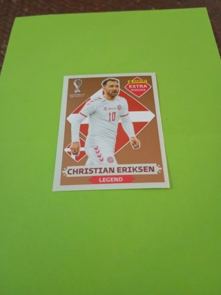 Cromos Extra Christian Eriksen Qatar 2022
