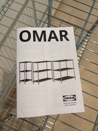 Estantería Metálica IKEA 3 Niveles