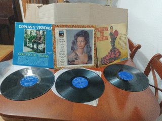 Lote 3 Vinilos Flamenco y Copla
