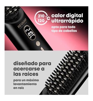 Cepillo Alisador Revamp Straight & Go Inalámbrico