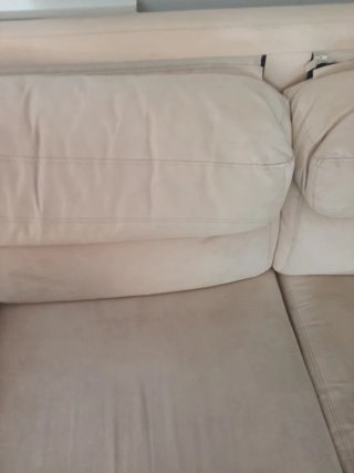 Sofá de 3 plazas beige