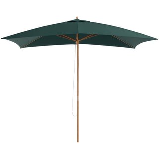 Ombrellone 2x3 m da Giardino in Legno Laccato e Ba