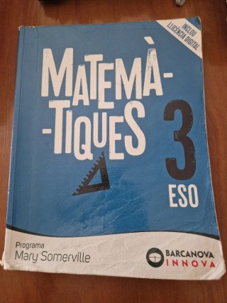 Libro Matemáticas 3eso