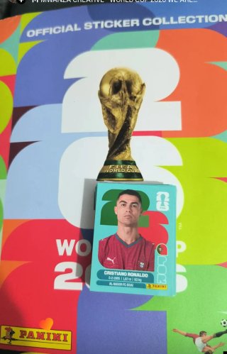 Cromo Cristiano Ronaldo Mundial 2026 Panini