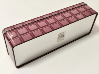 Caja metálica diseño tableta chocolate