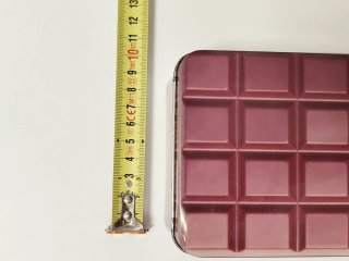 Caja metálica diseño tableta chocolate