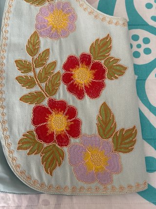 Chaleco bordado floral DODO talla única