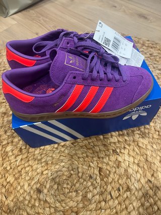 Zapatillas Adidas Hamburg Morado/Rojo