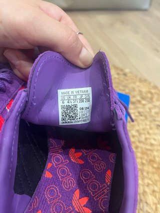 Zapatillas Adidas Hamburg Morado/Rojo