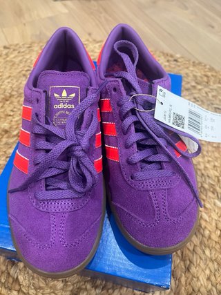Zapatillas Adidas Hamburg Morado/Rojo