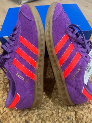 Zapatillas Adidas Hamburg Morado/Rojo