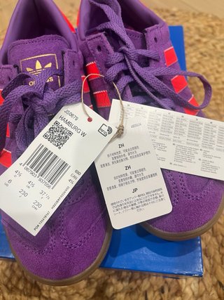 Zapatillas Adidas Hamburg Morado/Rojo