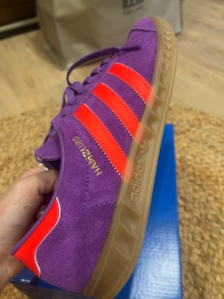 Zapatillas Adidas Hamburg Morado/Rojo