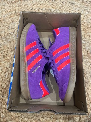 Zapatillas Adidas Hamburg Morado/Rojo