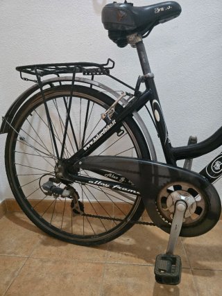 Bicicleta de adulto con cesta