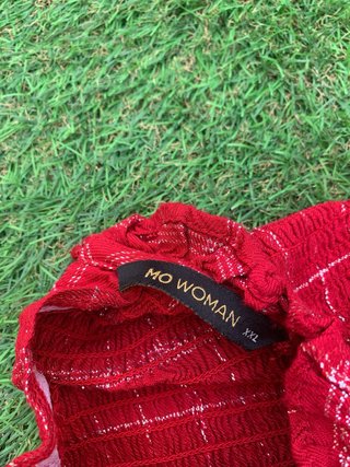 Camisa roja a cuadros