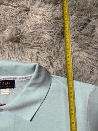 RalphLauren Polo Blue Shirt Men Size M Y2K Style